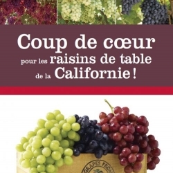Coup de cœur pour les raisins de table de la Californie