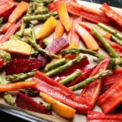 Cuisinez des légumes au four