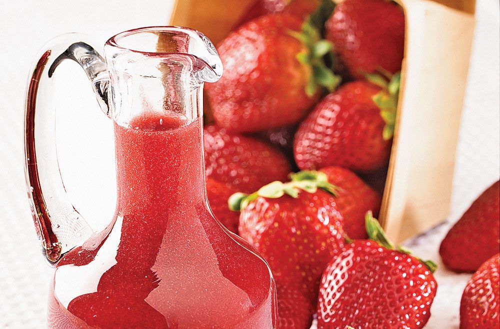 Coulis aux fraises Mouvement J’aime les fruits et légumes