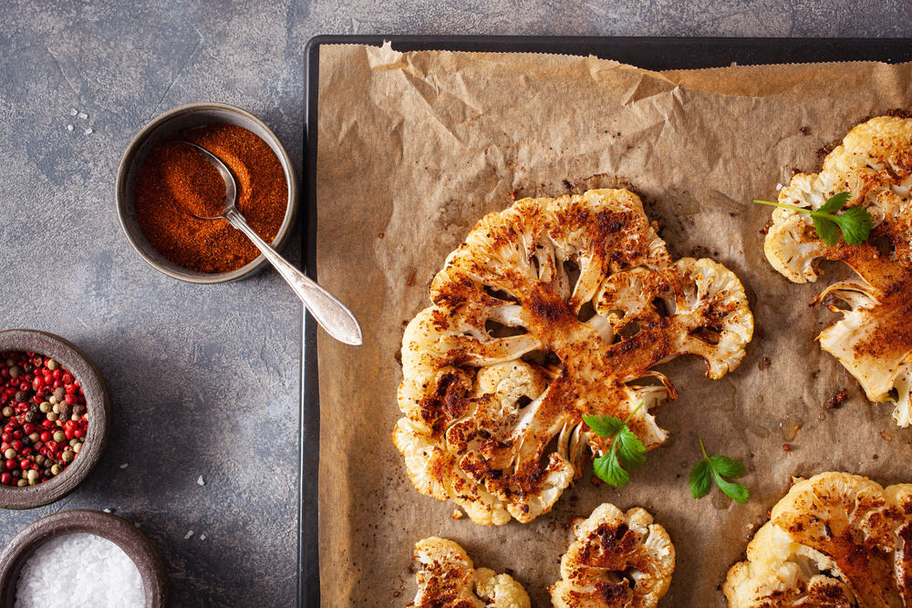 Steak de chou-fleur en 3 façons