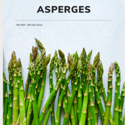 Cahier numérique anti-gaspillage: Asperges