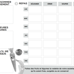 Planificateur de repas (pour impression)