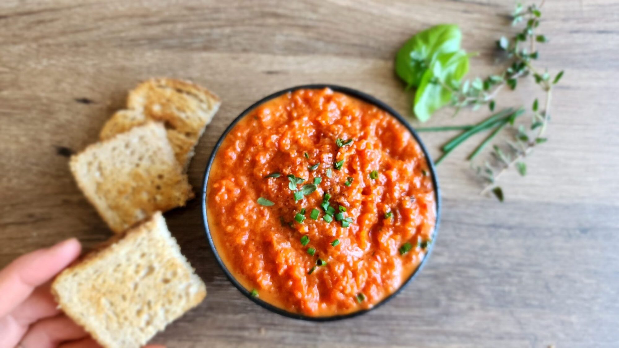 Tapenade de poivrons rouges Mouvement J’aime les fruits et légumes